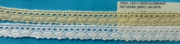 Cotton Lace CROL1031 15mm (184 m), Beige